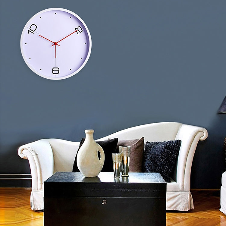 12 inch Creative Decorative Round Shape Modern Quartz Living Room Wall Clock