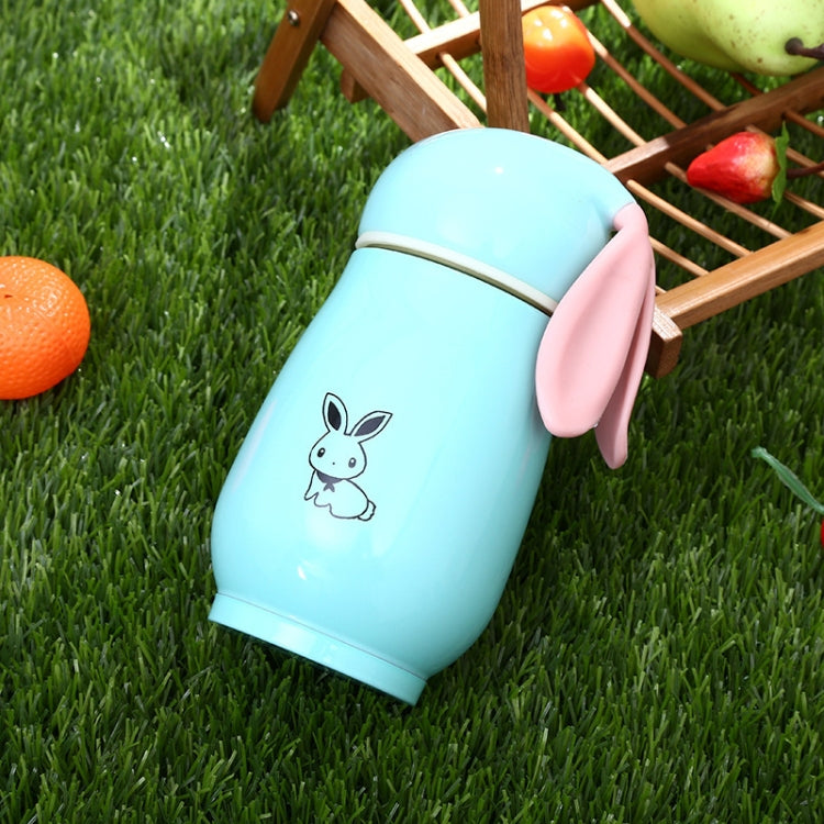 300mL Cartoon Rabbit Shape Children Insulation Cup Cute Fresh Stainless Steel Mug