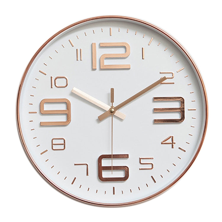 12 inch Creative Decorative Round Shape Living Room Simple Modern Quartz Wall Clock