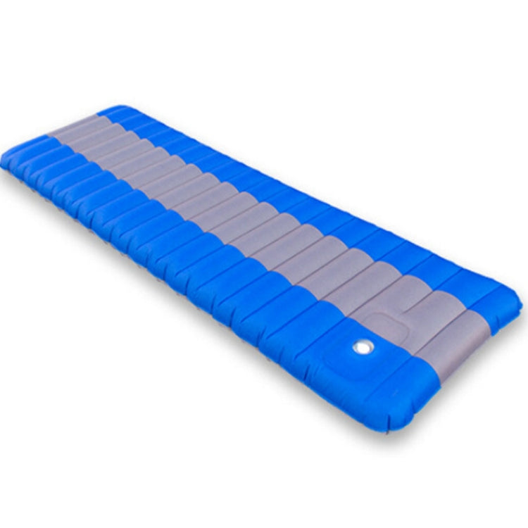 Ultralight Portable Outdoor Camping Air Inflatable Mat Moisture-proof Cushion Mattress Sleeping Pad, Size: 190*60*12cm(Dark Blue)