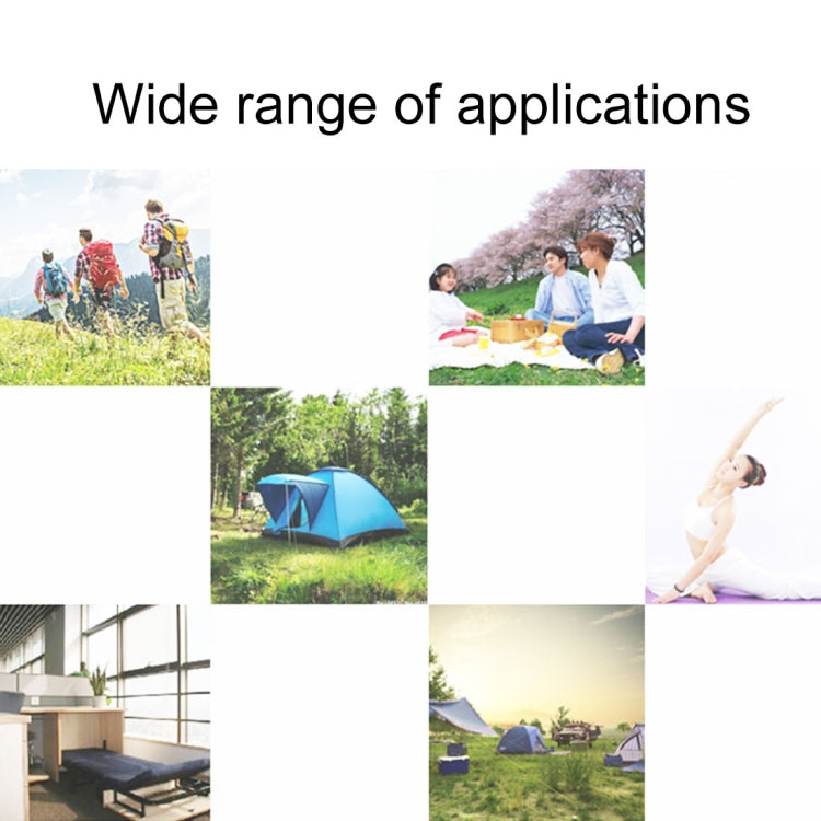 Ultralight Portable Outdoor Camping Air Inflatable Mat Moisture-proof Cushion Mattress Sleeping Pad, Size: 190*60*12cm(Dark Blue)
