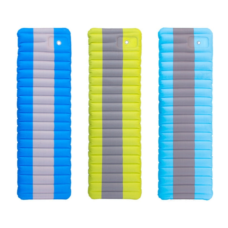 Ultralight Portable Outdoor Camping Air Inflatable Mat Moisture-proof Cushion Mattress Sleeping Pad, Size: 190*60*12cm(Dark Blue)