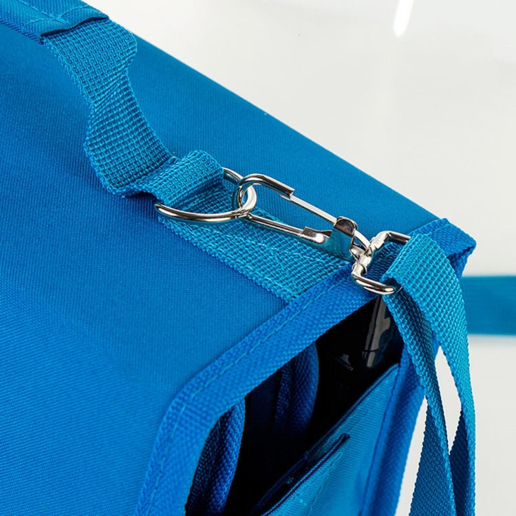 High Quality Oxford Cloth PP Plastic Base 80 Holes Pen Sketch Storage Bag Drawing Package Bag with Handle