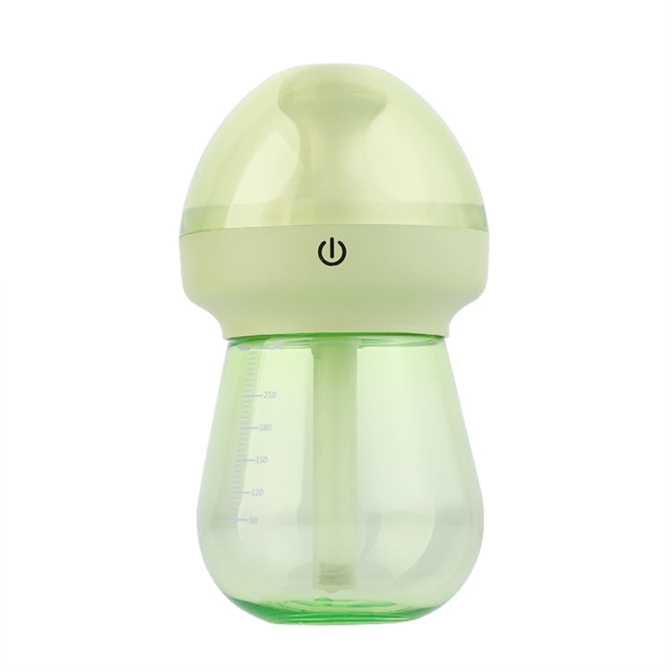 240ML Milk Feeding Bottle Shape Aromatherapy Air Purifier Humidifier with LED Light for Home / Office / Car