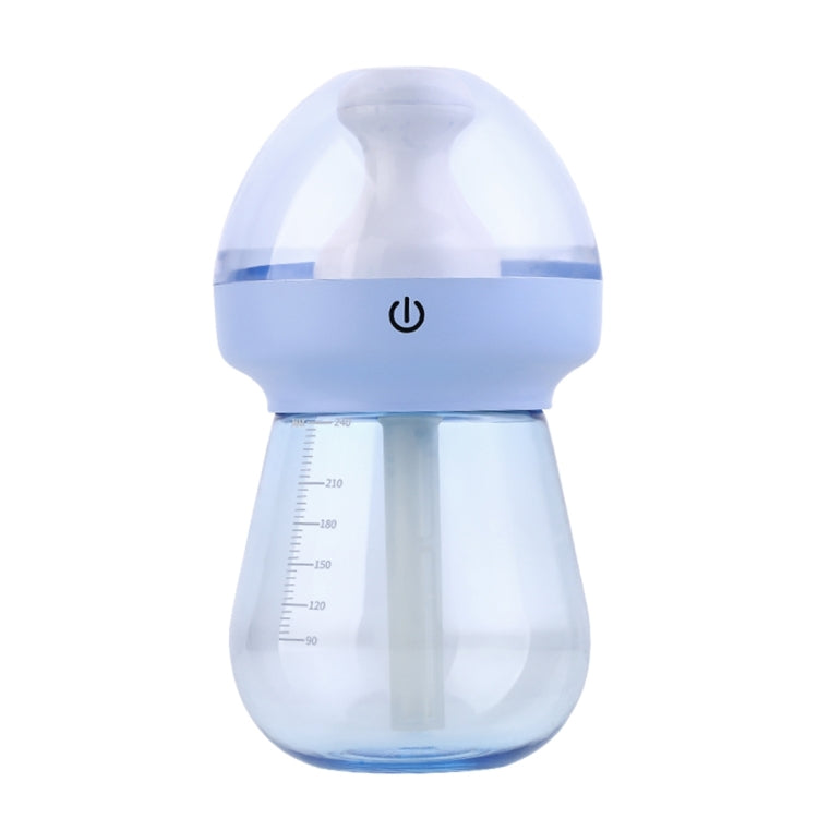 240ML Milk Feeding Bottle Shape Aromatherapy Air Purifier Humidifier with LED Light for Home / Office / Car