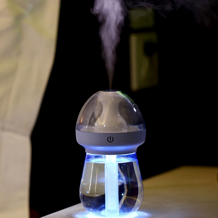 240ML Milk Feeding Bottle Shape Aromatherapy Air Purifier Humidifier with LED Light for Home / Office / Car