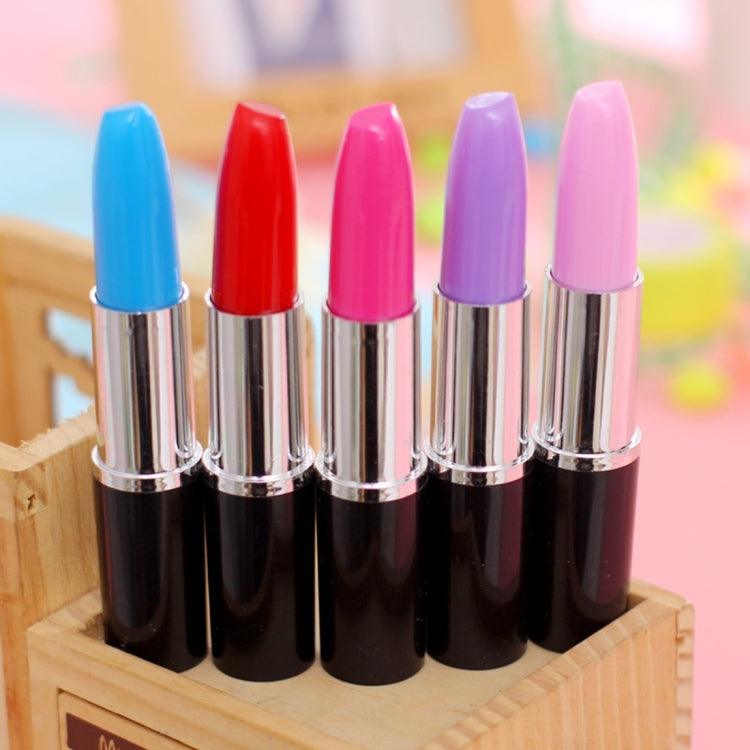10 PCS Creative Lipstick shape Ballpoint Pen School Supplies Kids Student Gift