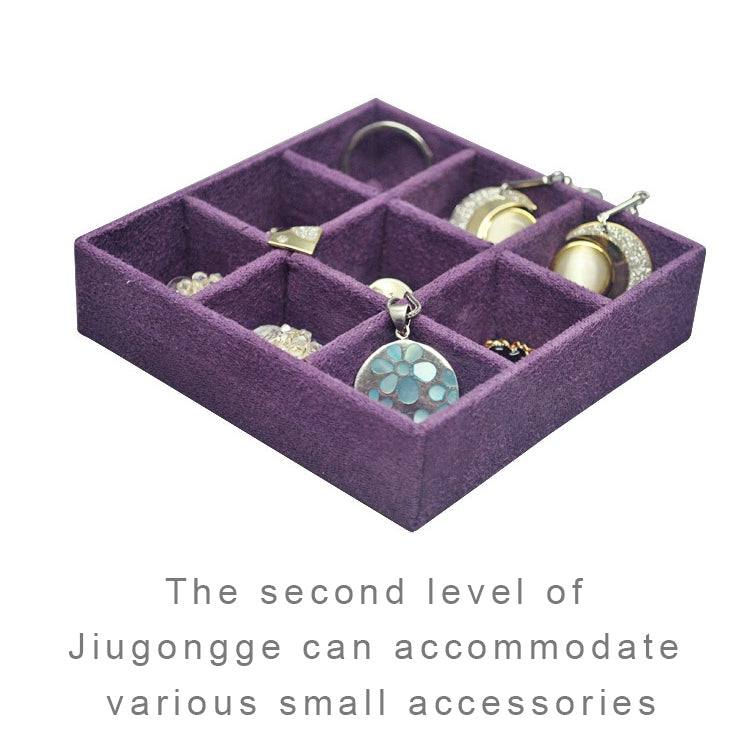 Chinese Palace Style Three-Layer Lockable Jewelry Box Case Mirrored Storage Organizer Gift Case