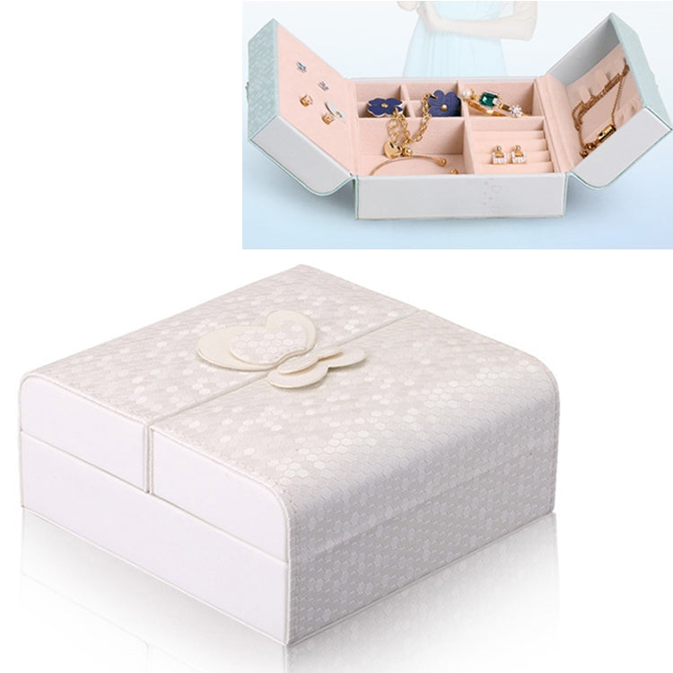 Jewelry Box Necklace Ring Storage Organizer Synthetic Leather Large Jewel Cabinet Gift Case