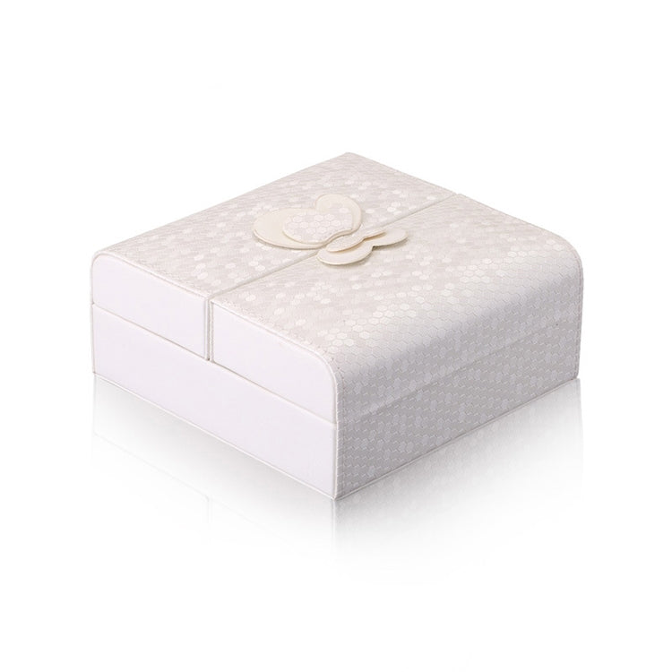 Jewelry Box Necklace Ring Storage Organizer Synthetic Leather Large Jewel Cabinet Gift Case