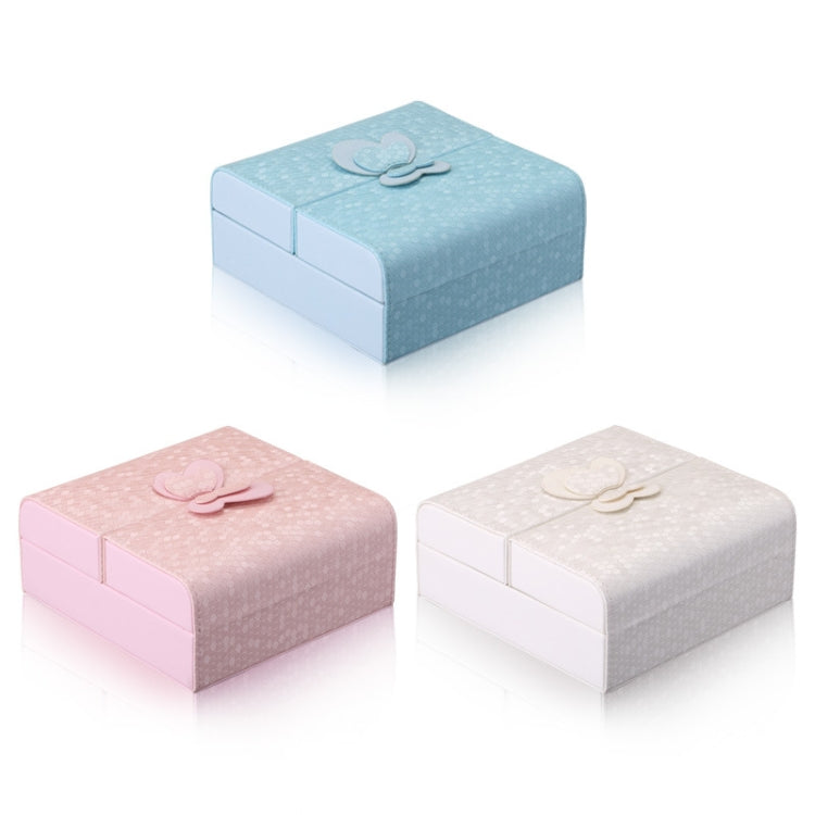 Jewelry Box Necklace Ring Storage Organizer Synthetic Leather Large Jewel Cabinet Gift Case