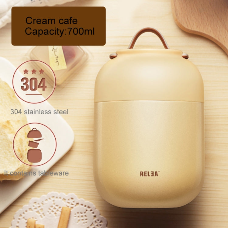 700mL Cute Practical Student Children Cooking Pot Multi-function Stainless Steel Barrel