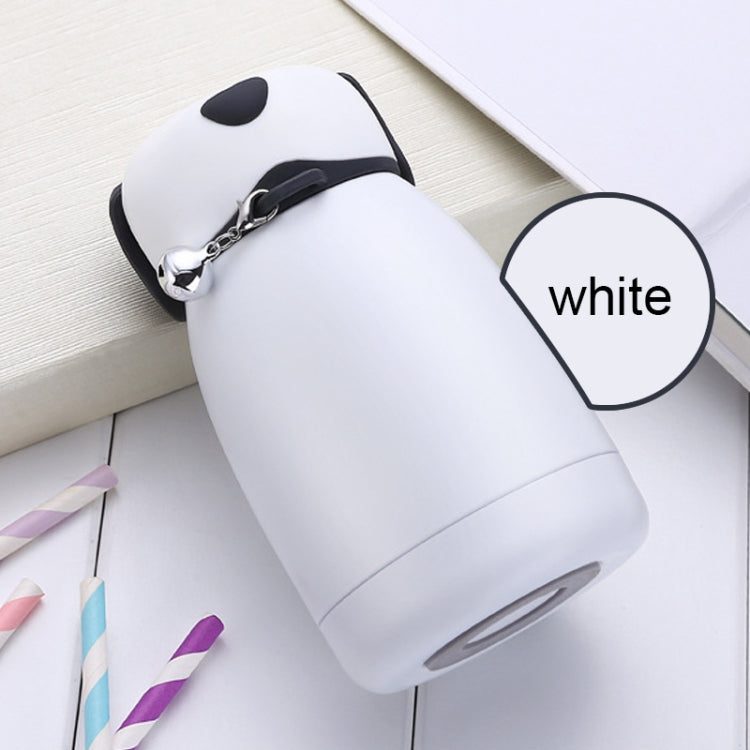 300mL Cartoon Puppy Shape with Bell Mug Cute Portable Children Student Stainless Steel Cup