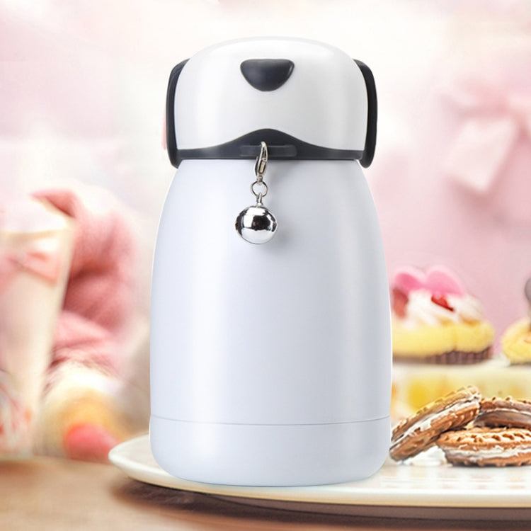 300mL Cartoon Puppy Shape with Bell Mug Cute Portable Children Student Stainless Steel Cup