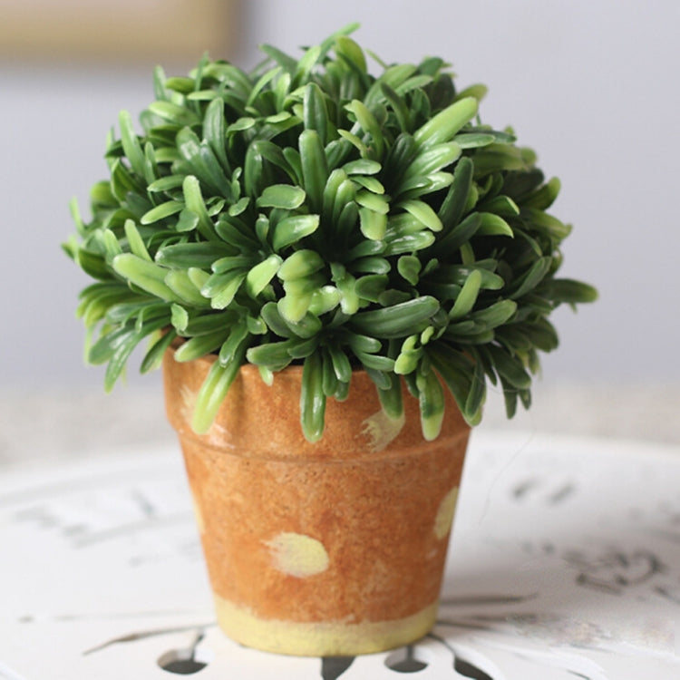 Retro Potted Plants Living Room Decoration Bonsai Plant Ornaments, Size: 22*18*3.0cm