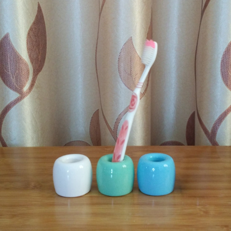 Wash Supplies Creative Ceramics Embedded Toothbrush Holder, Size: 4.5*4.5*4.0cm