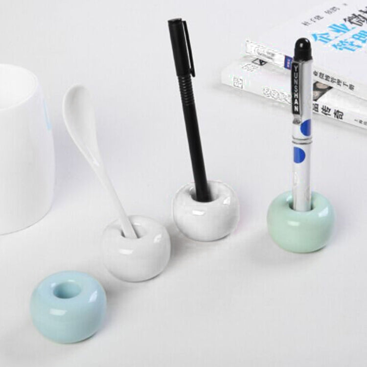 Wash Supplies Creative Ceramics Embedded Toothbrush Holder, Size: 4.5*4.5*4.0cm