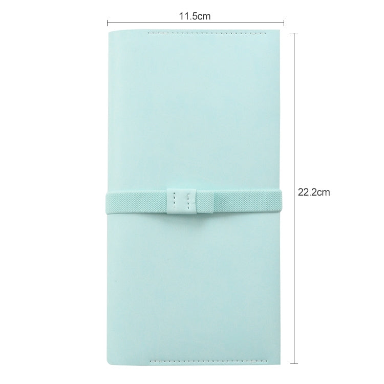 Original Carry on Notebook SIM Portable Traveler Notebook School Office Supplies Standard Style, Size:22.2*11.5cm