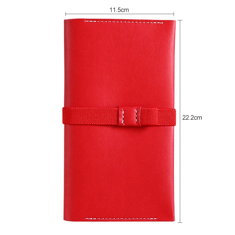 Original Carry on Notebook SIM Portable Traveler Notebook School Office Supplies Standard Style, Size:22.2*11.5cm
