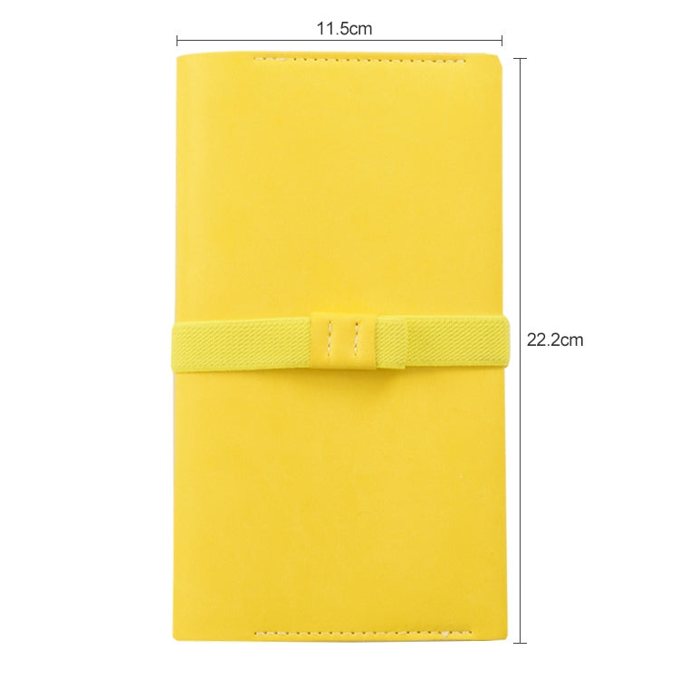 Original Carry on Notebook SIM Portable Traveler Notebook School Office Supplies Standard Style, Size:22.2*11.5cm