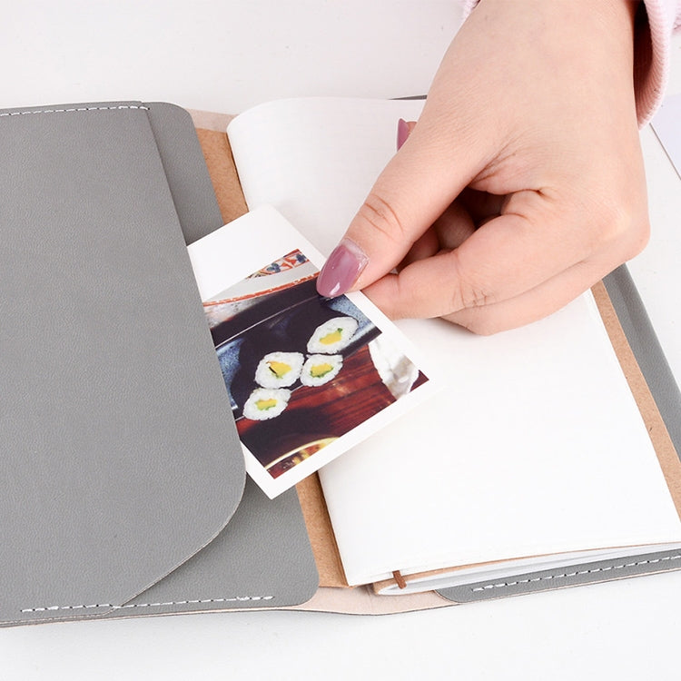 Original Carry on Notebook SIM Portable Traveler Notebook School Office Supplies Standard Style, Size:22.2*11.5cm