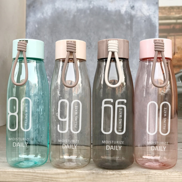 480mL Outdoor Youthful Space Bottle Couple Green Plastic Gift Cup Portable Handy Cup
