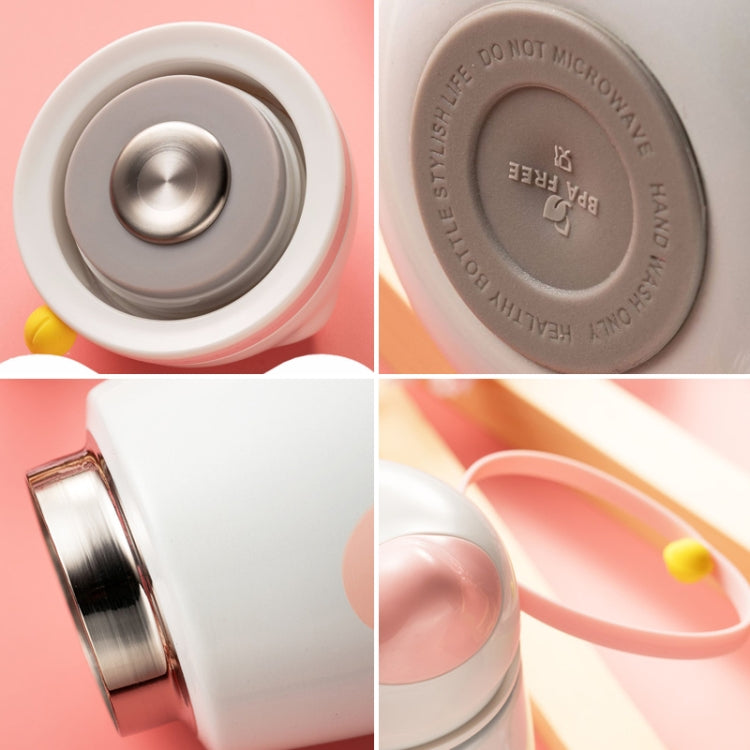 250mL Lovely Cartoon Bells Cat Stainless Steel Mug Children Girl Portable Cup