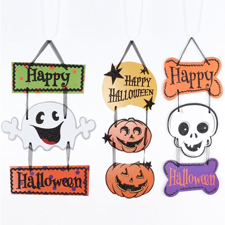 Halloween Hanging Ghost Pendant Party Ornament Decorative Cardboard, Size: 30*22cm
