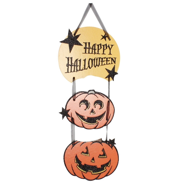 Halloween Hanging Pumpkin Pendant Party Ornament Decorative Cardboard, Size: 40*16cm