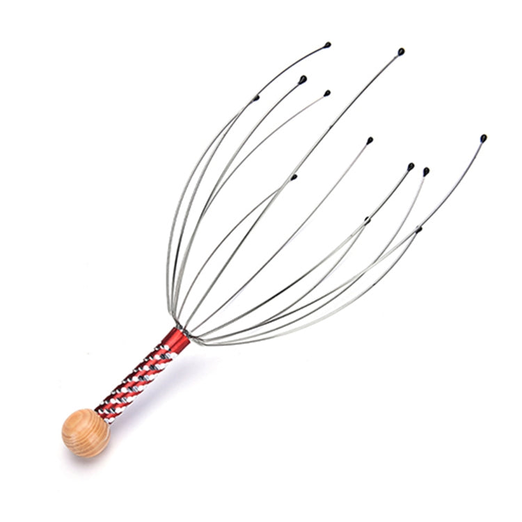 4 PCS Octopus Massage Claw Stress Release Head Massager, Random Color Delivery
