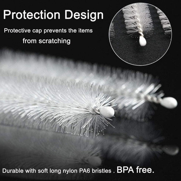 10 PCS Large Straws Cleaning Brushes