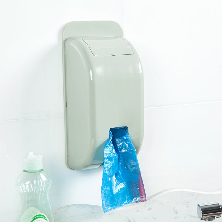 2 PCS Wall Hanging Extraction Garbage Bag Storage Box, Size: 30.0 x 14.0 x 10.0cm, Random Color Delivery