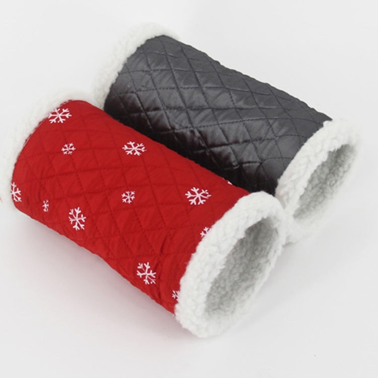 Winter Warm Snowflake Pattern Cotton Nest Single Channel, Hedgehog Spider Hamster Warm Tunnel Toy, Random Color Delivery