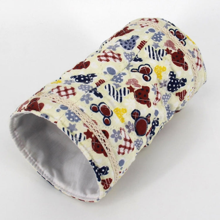 Spring and Autumn Cartoons Pattern Cotton Tunnel Toy, Chinchilla Hamster Warm Two-channels Toy, Random Color Delivery