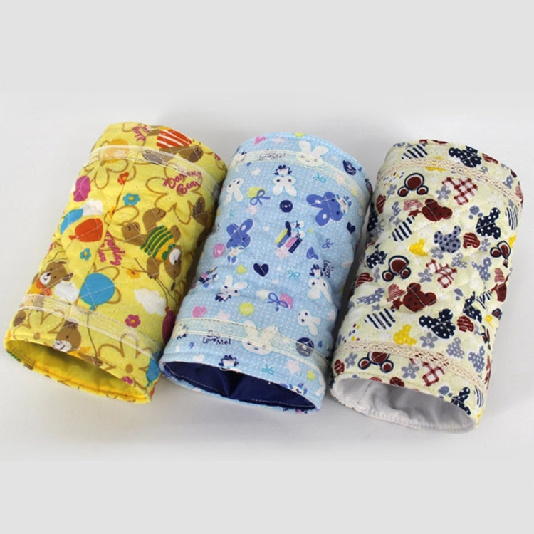 Spring and Autumn Cartoons Pattern Cotton Tunnel Toy, Chinchilla Hamster Warm Two-channels Toy, Random Color Delivery