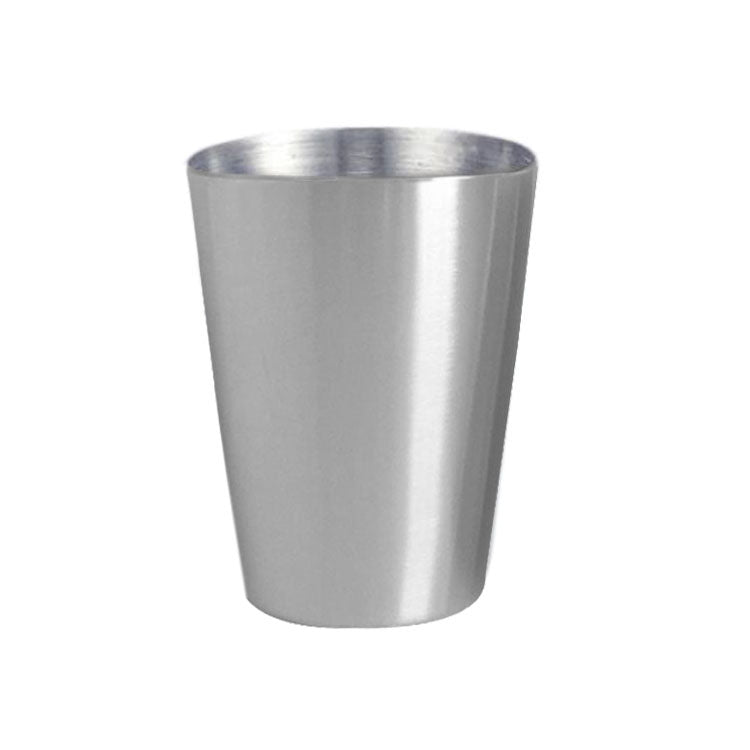 400ml Single Wall Electropolished Stainless Steel Brief Beverage Cup(Silver)
