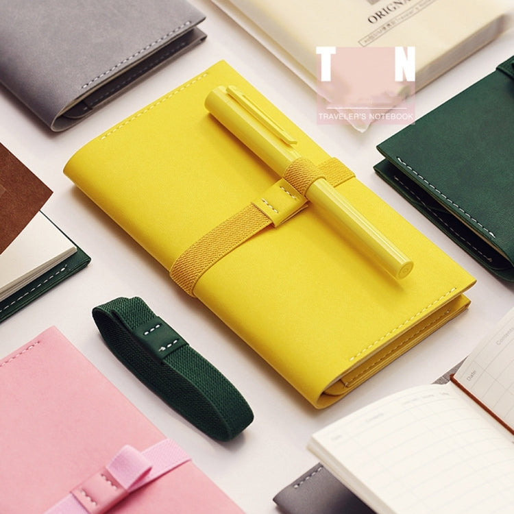 Original Carry on Notebook SIM Portable Traveler Notebook School Office Supplies Portable Style, Size:17.8*10cm