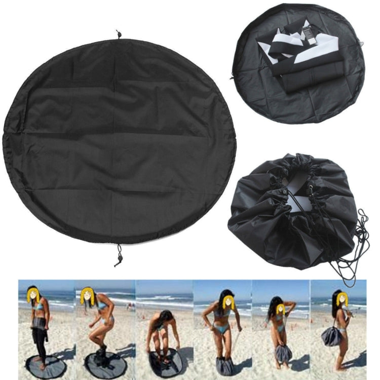 Foldable Kid Toys Nylon Storage Bag, Size:1.5 x 1.5m(Black)