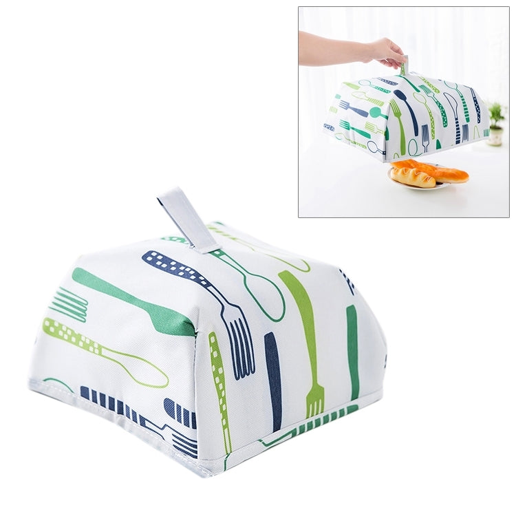 Foldable Thickened Aluminum Foil Food Heat Preservation Cover, Size: S (22 x 22 x 11.5cm)