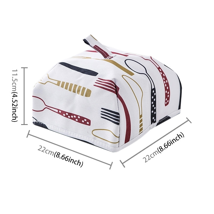 Foldable Thickened Aluminum Foil Food Heat Preservation Cover, Size: S (22 x 22 x 11.5cm)
