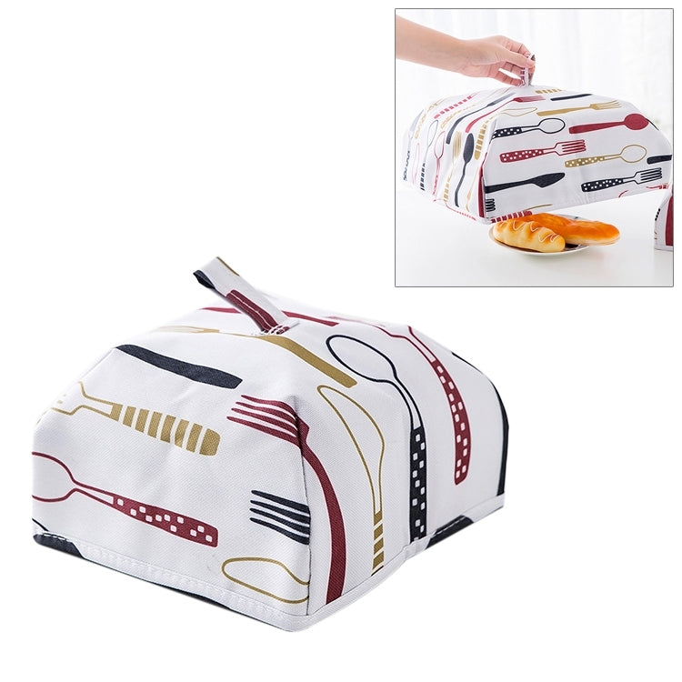 Foldable Thickened Aluminum Foil Food Heat Preservation Cover, Size: S (22 x 22 x 11.5cm)
