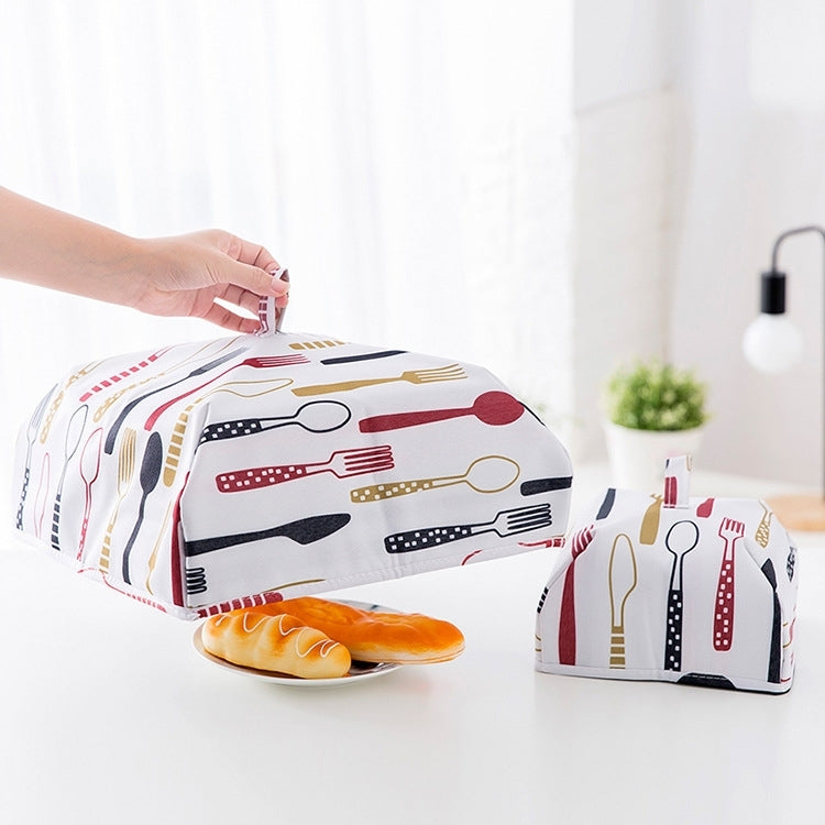 Foldable Thickened Aluminum Foil Food Heat Preservation Cover, Size: S (22 x 22 x 11.5cm)