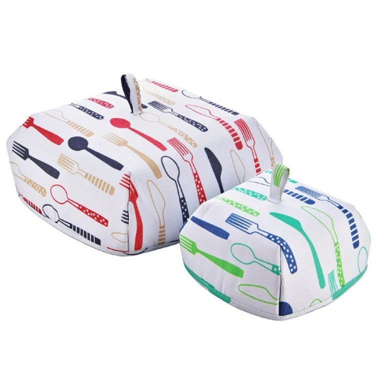 Foldable Thickened Aluminum Foil Food Heat Preservation Cover, Size: S (22 x 22 x 11.5cm)