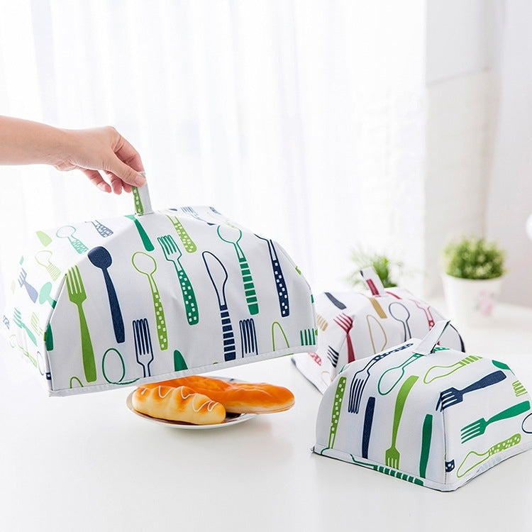 Foldable Thickened Aluminum Foil Food Heat Preservation Cover, Size: L (37 x 37 x 15cm)