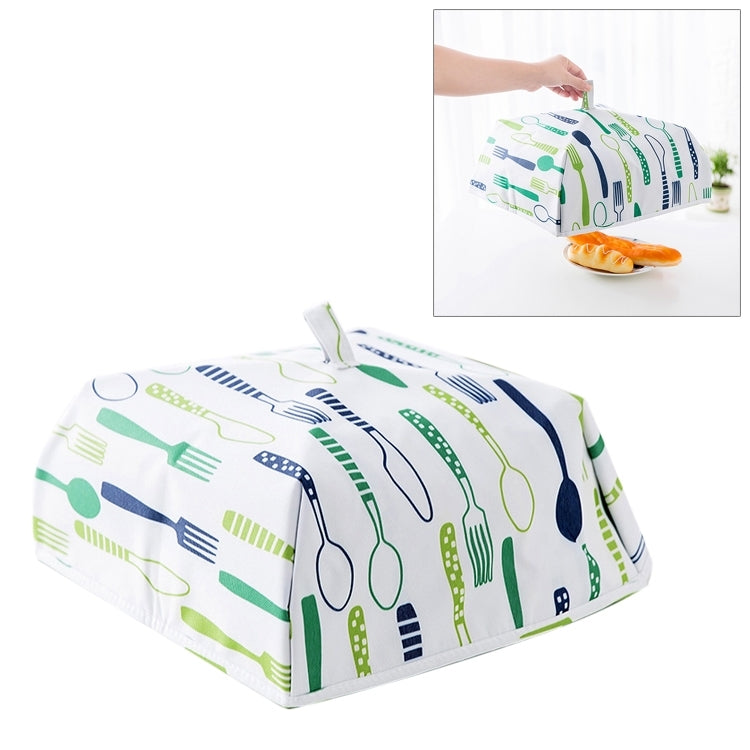 Foldable Thickened Aluminum Foil Food Heat Preservation Cover, Size: L (37 x 37 x 15cm)