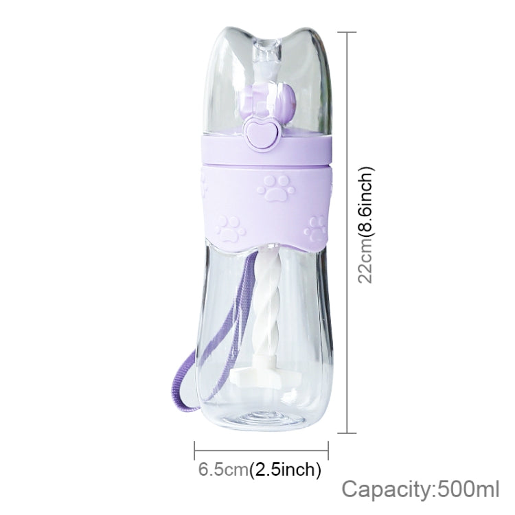 500mL Portable Coffee Milk Tea Beverage Cup Manual Stir Bar Straw Personality Fresh Cat Cup