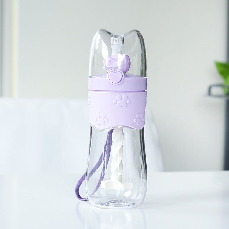 500mL Portable Coffee Milk Tea Beverage Cup Manual Stir Bar Straw Personality Fresh Cat Cup