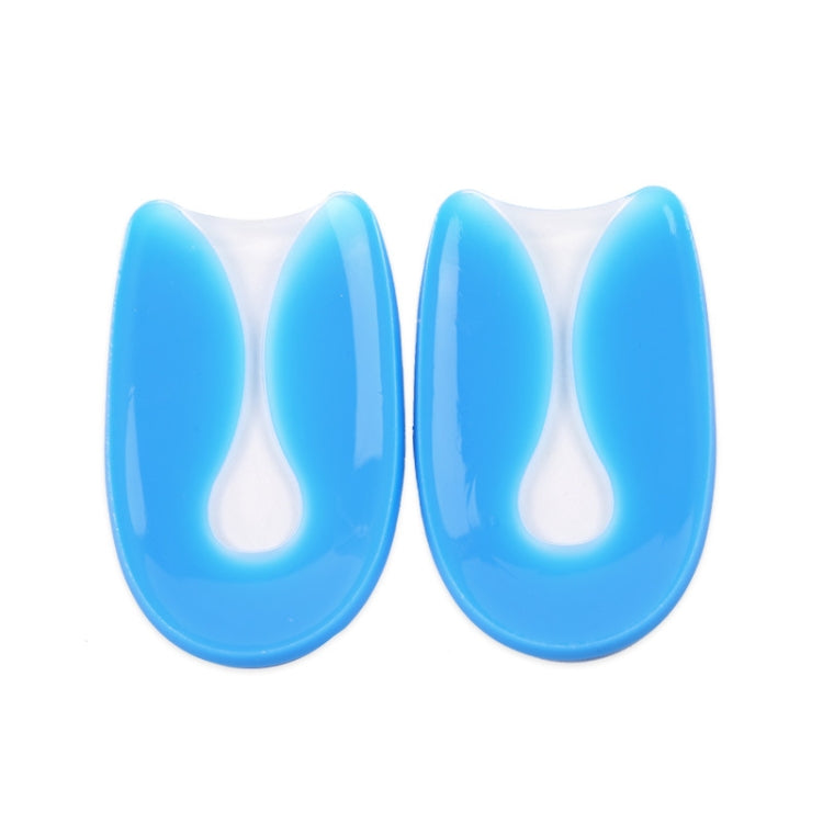 5 Pairs U-shaped Heel Pad Soft and Comfortable Shock Absorption Silicone Pad Insole, Size: M(35-39 Yards)