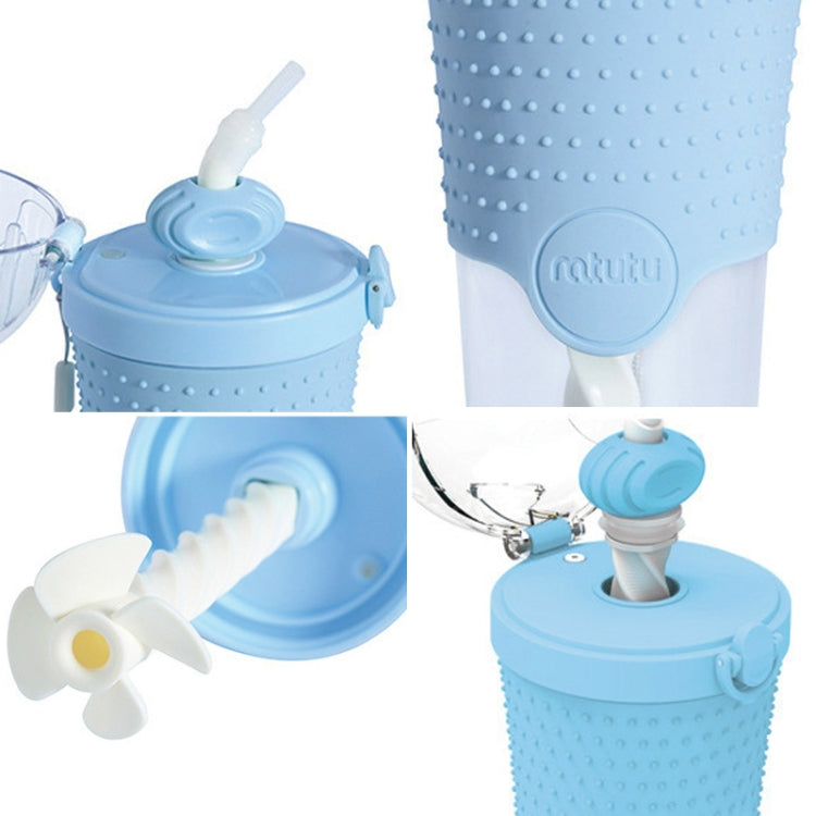 500ml Creative Dot Decorative Designed  Plastic Water Bottle With Lifting Loop For Home Or Office Using