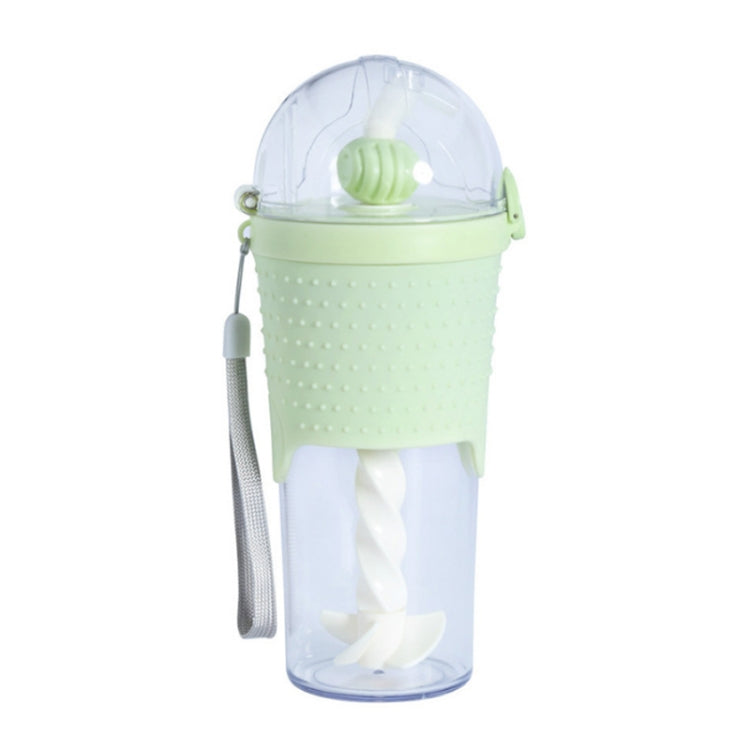 500ml Creative Dot Decorative Designed  Plastic Water Bottle With Lifting Loop For Home Or Office Using